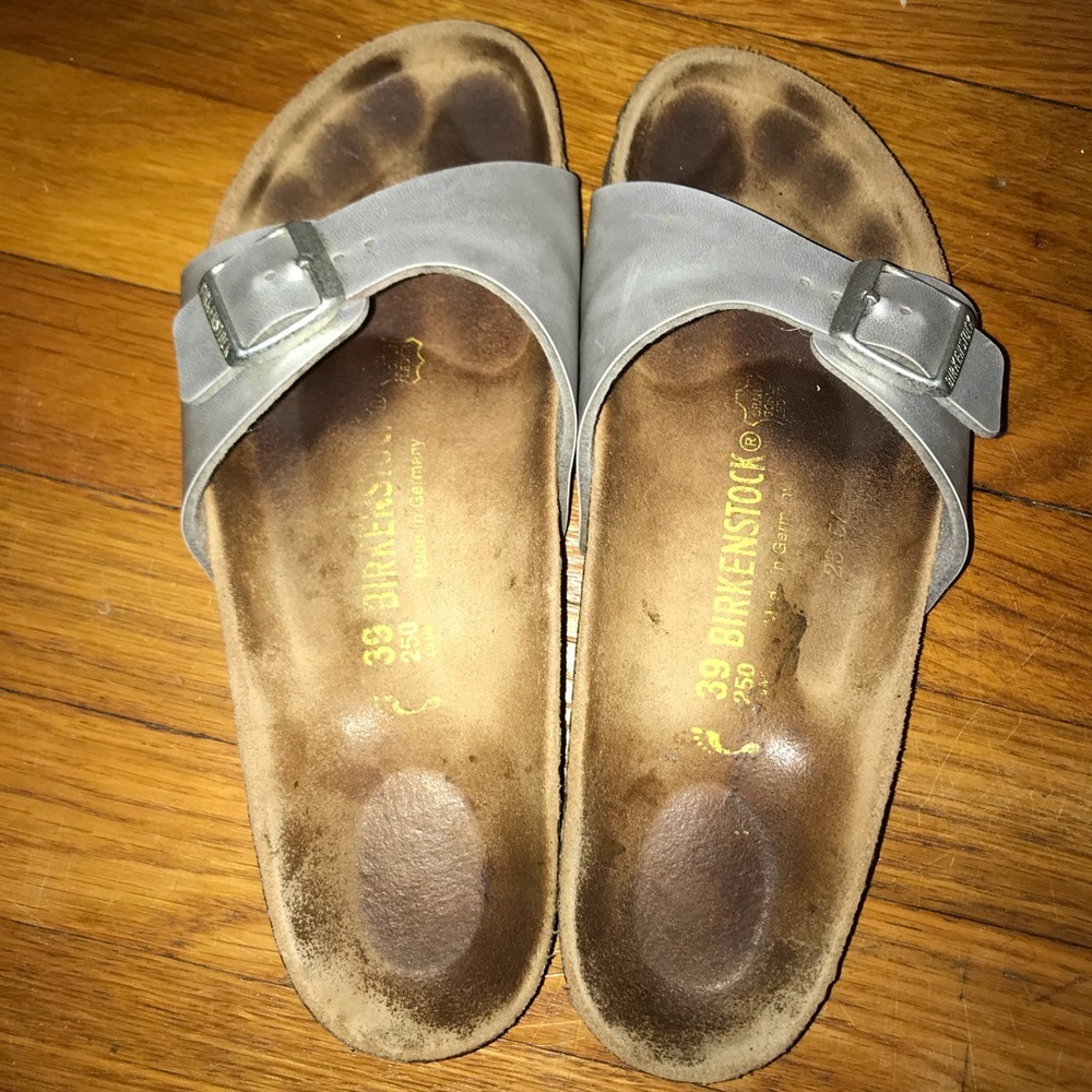 Birkenstock Madrid Sandals in Silver - Picture 3 of 6